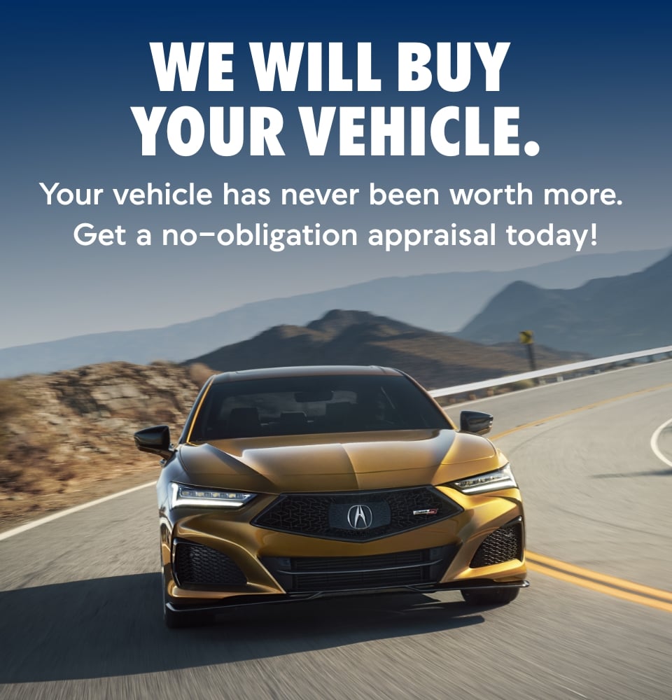 We Will Buy Your Vehicle.