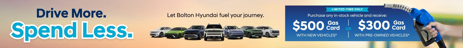 Drive More. Spend Less.