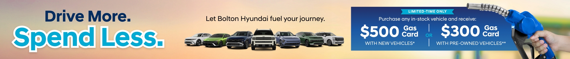 Drive More. Spend Less.