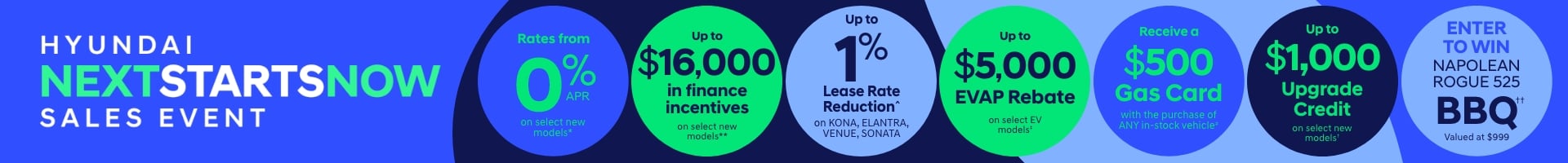 Hyundai Next Starts Now Sales Event